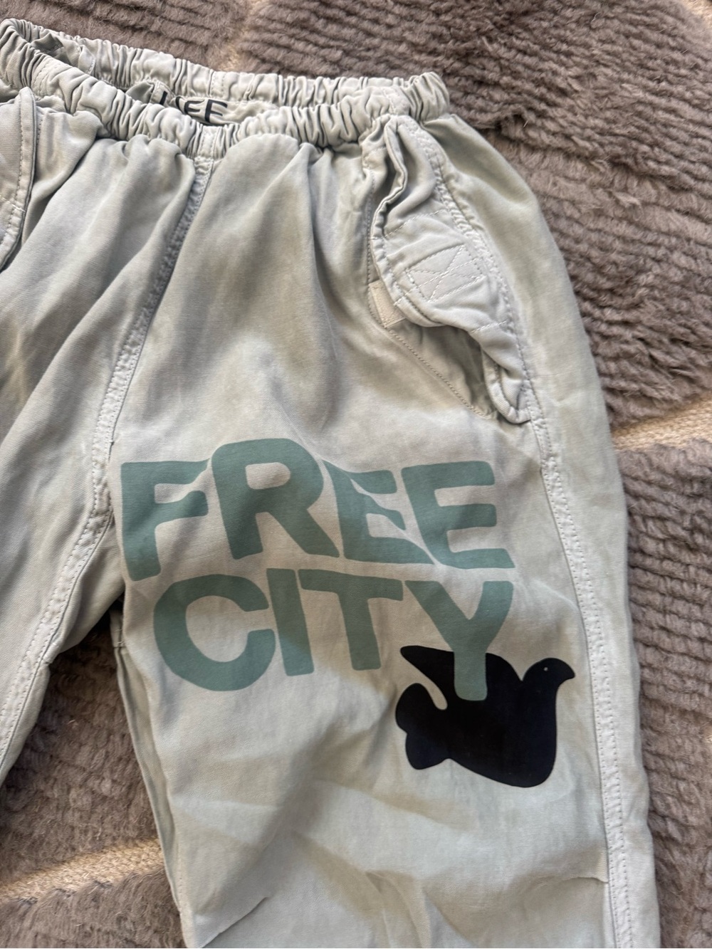 FLAP/SNAP FREECITY MATTE/SATIN AIRJUMP pant - silver rock - - Picture 6 of 10